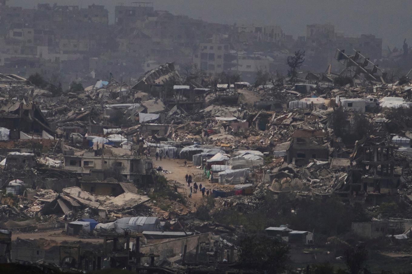 Israels försvarsminister Israel Katz säger att landet kommer att permanent ockupera fler delar av Gaza till dess att Hamas släpper gisslan. Bilden är tagen den 20 mars. Foto: Leo Correa/AP/TT