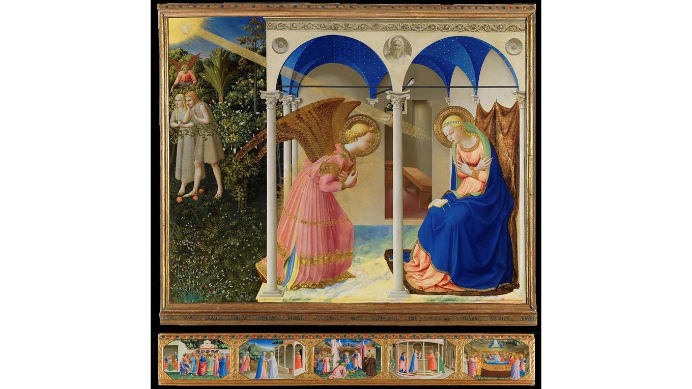 ”Bebådelsen” av Fra Angelico (1395–1455). Foto: Public Domain