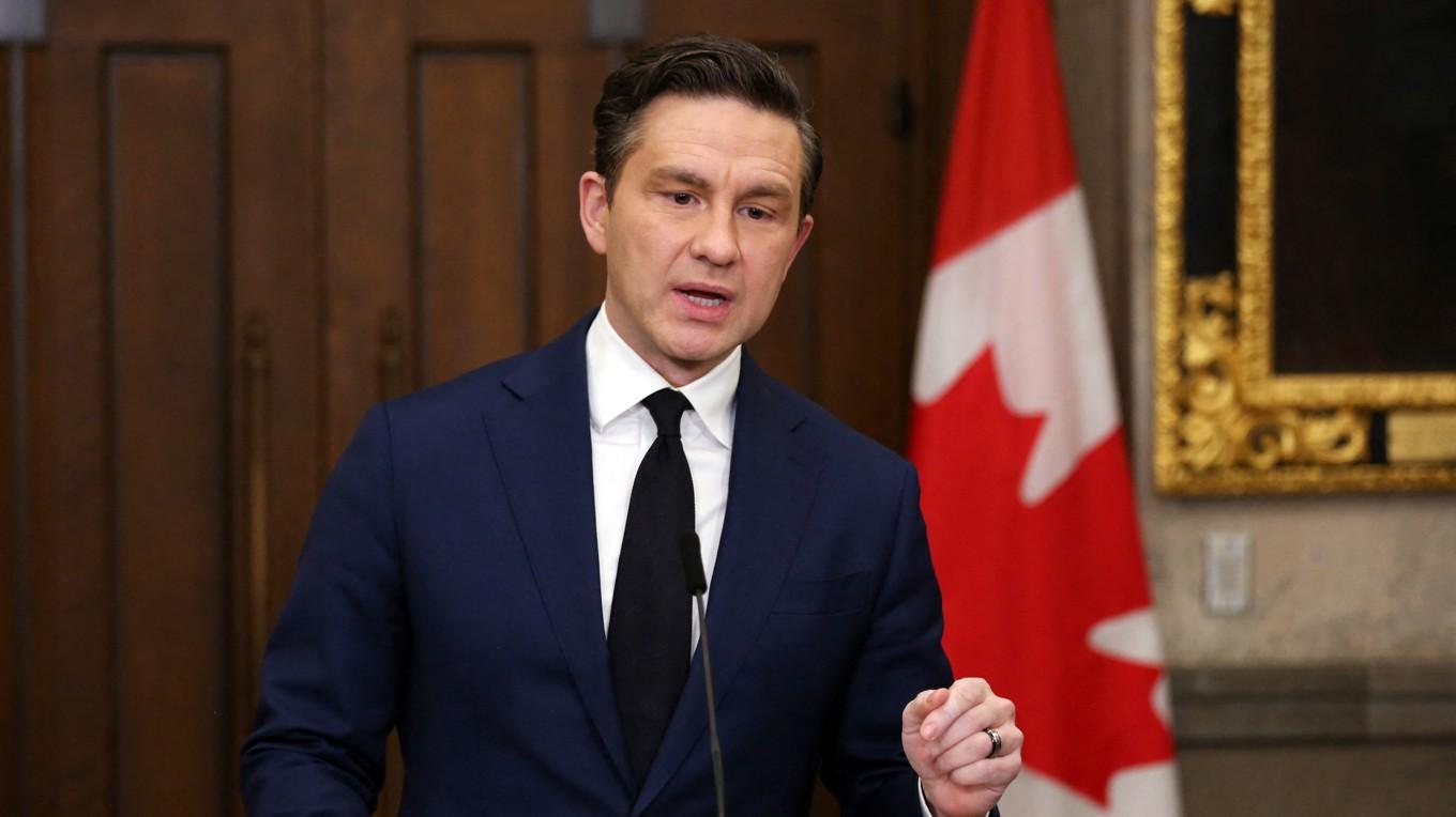 Pierre Poilievre, ledare för det konservativa partiet i Kanada. Foto: Dave Chan/AFP via Getty Images