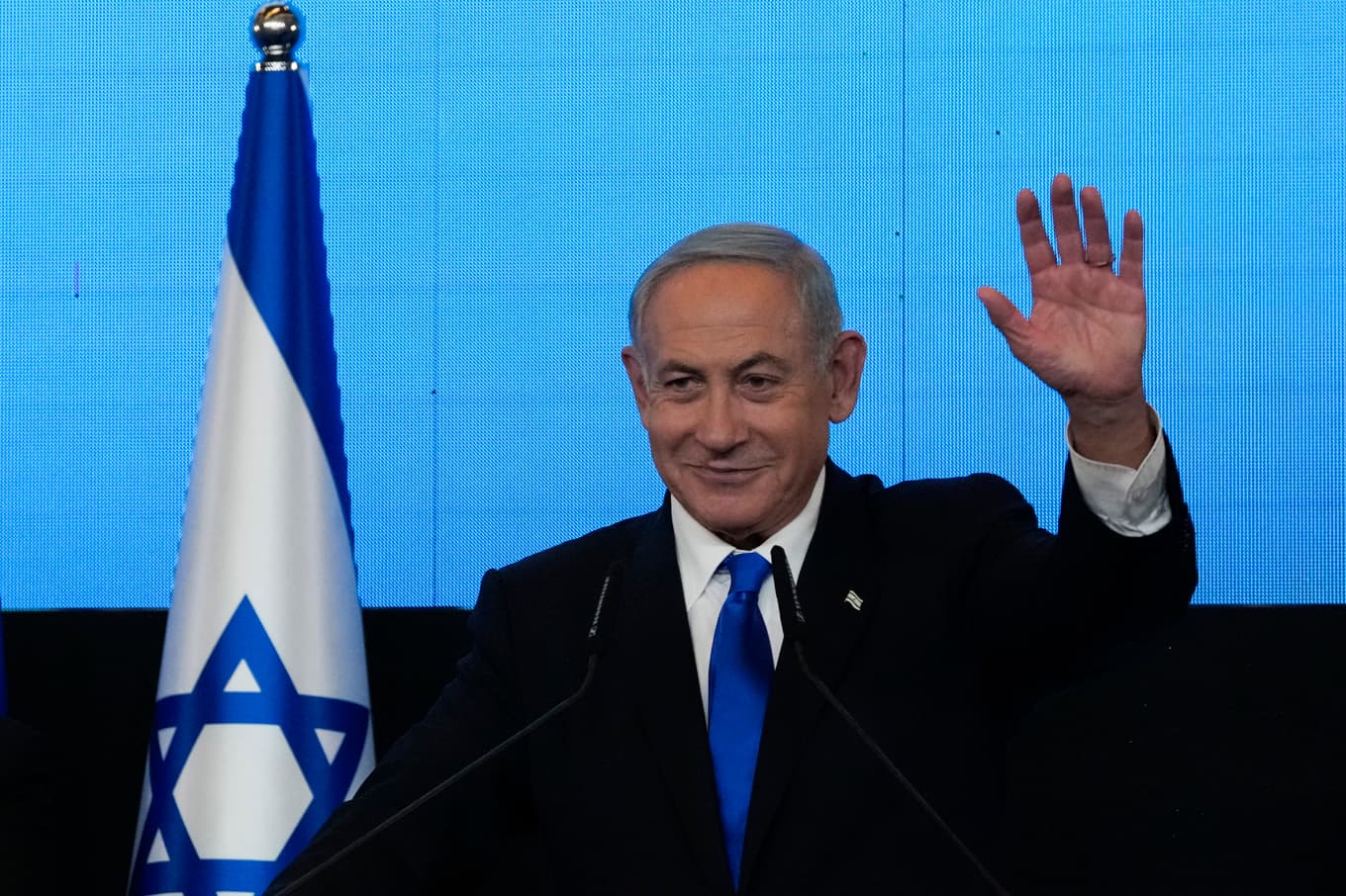 Israels premiärminister Benjamin Netanyahu. Arkivbild. Foto: Maya Alleruzzo /AP / TT