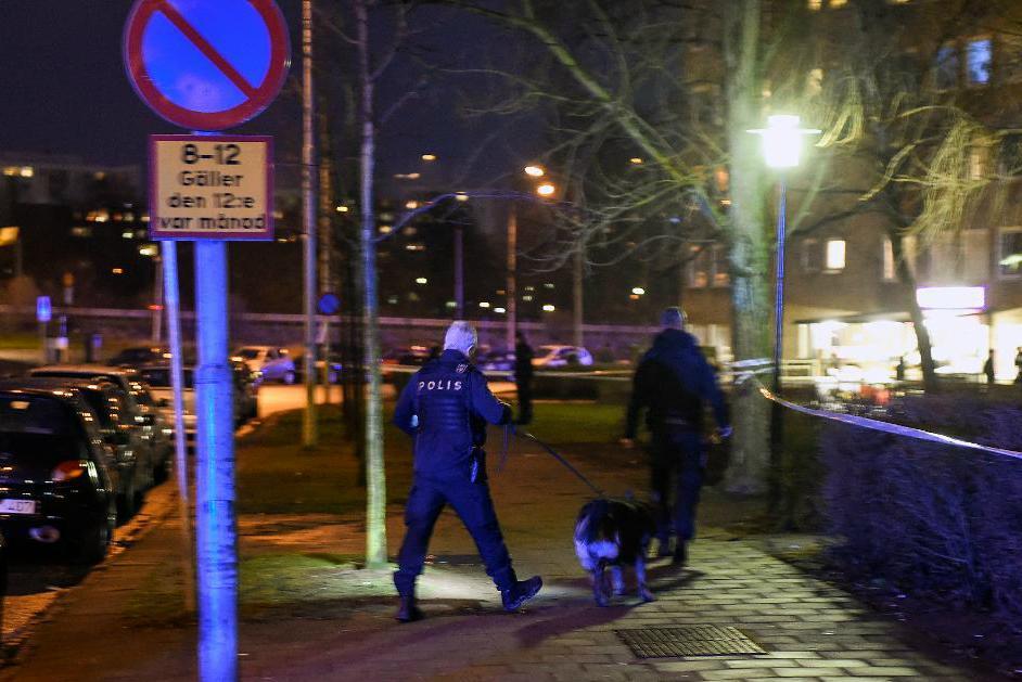 
En 23-årig man har dödats i en skottlossning på Ramels väg i Malmö på torsdagskvällen. Foto: Björn Lindgren/TT                                            