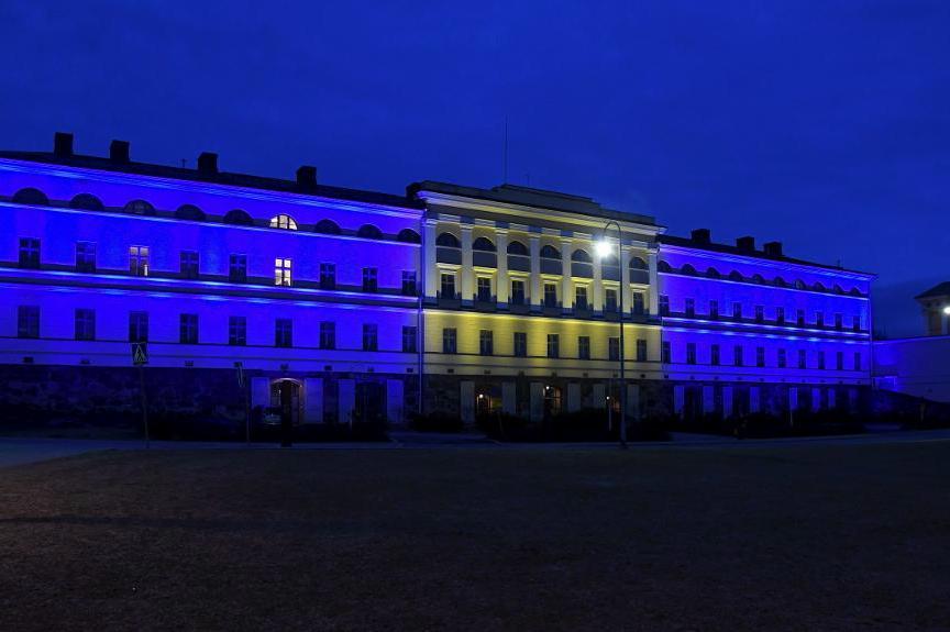 Det finska utrikesministeriet i Helsingfors. Foto: Markku Ulander/AP/TT