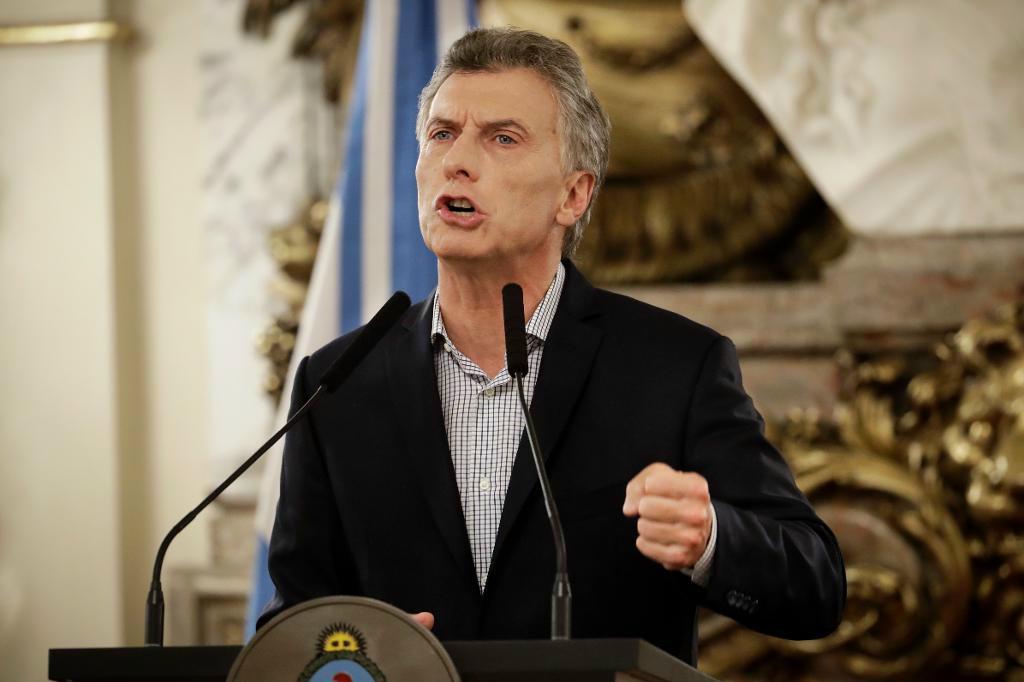 
Argentinas President Mauricio Macri. Arkivbild. Foto:
Victor R. Caivano/AP/TT                                            