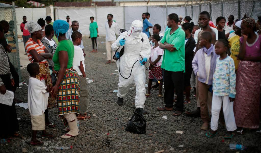 En ebolaklinik, här i Liberia. Arkivbild. Foto:
Jerome Delay/AP/TT