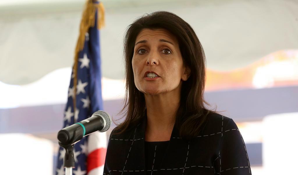 USA:s FN-ambassadör Nikki Haley. Arkivbild. Foto: Raad Adayleh/AP/TT