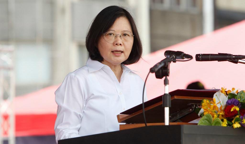 
Taiwans president Tsai Ing-wen. Foto: Chiang Ying-ying/AP/TT-arkivbild                                            