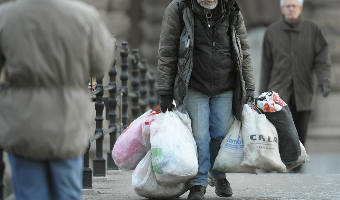 Det finns flera svårigheter för hemlösa som vill rösta. Foto: Leif R Jansson/TT-arkivbild