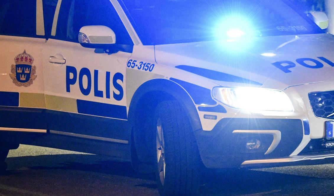 En stor polisinsats pågår just nu i Mölnlycke. Foto: Johan Nilsson/TT-arkivbild