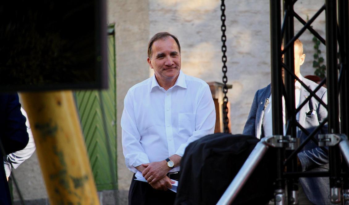 Stefan Löfven (S) tappar i förtroende visar en ny undersökning. Foto: Susanne W Lamm/Epoch Times-arkivbild