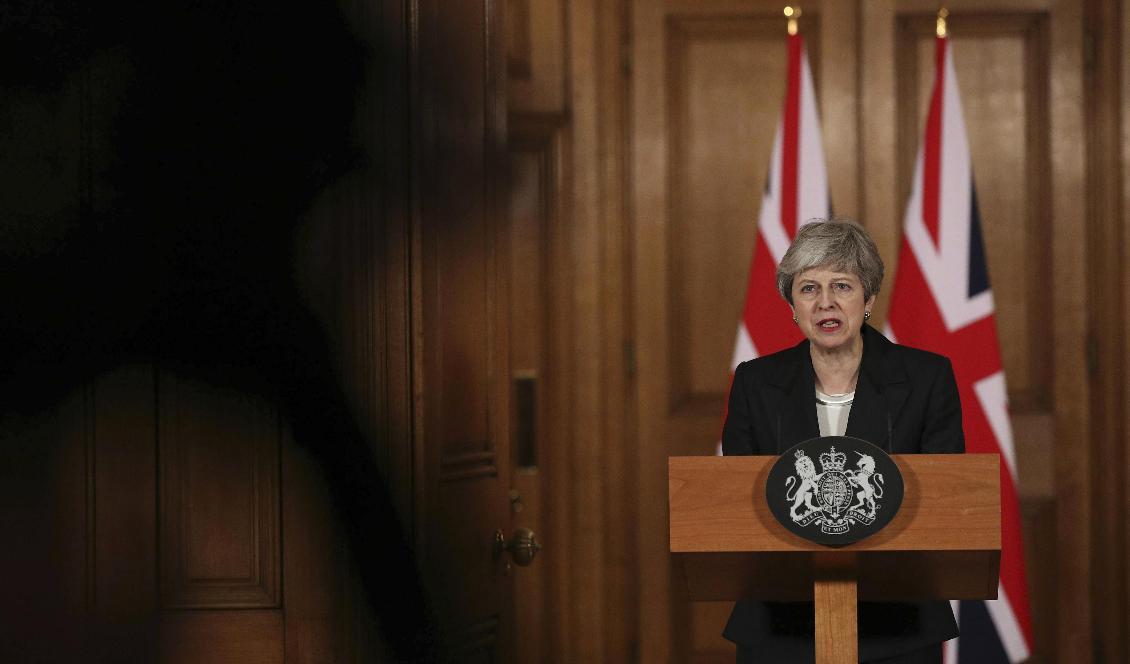 
Storbritanniens premiärminister Theresa May. Jonathan Brady/AP/TT-arkivbild                                                