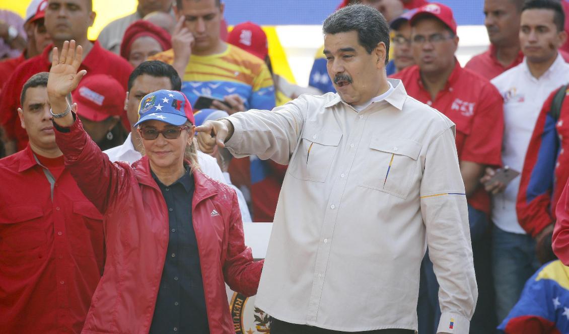 Venezuelas president Nicolás Maduro. Foto: Ariana Cubillos/AP/TT-arkivbild