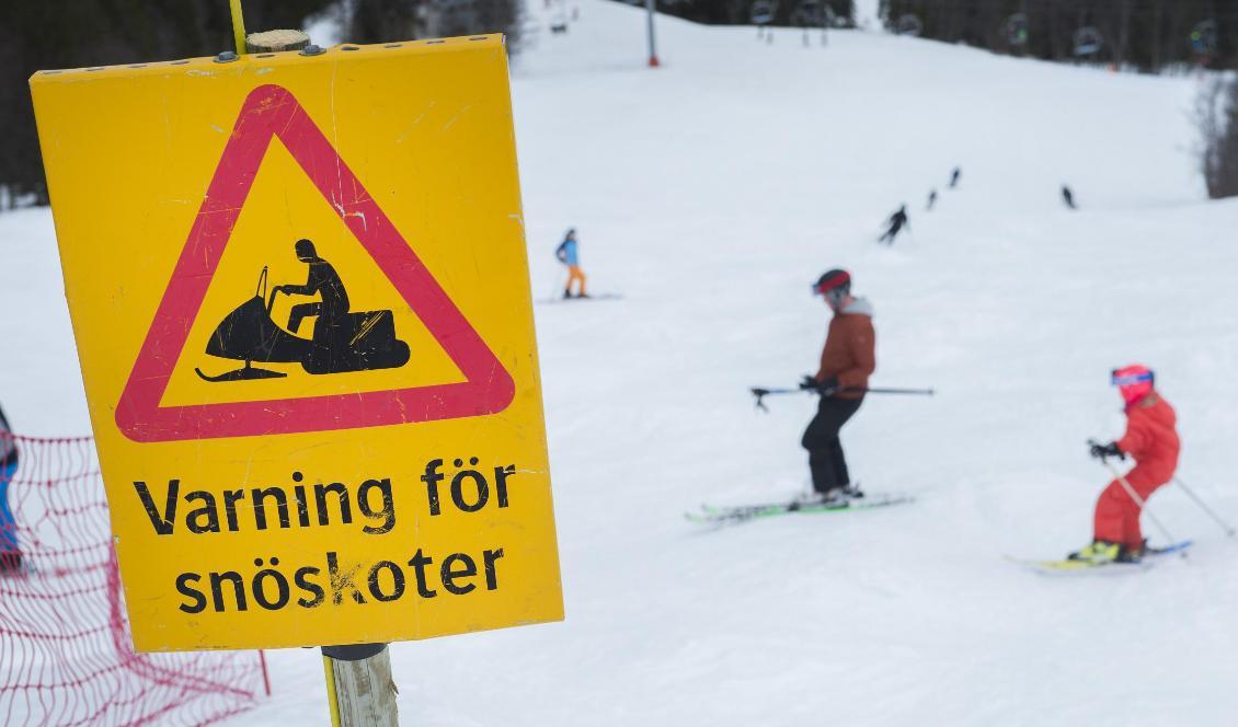 En ny fordonskatt för snöskotrar och terränghjulingar föreslås. Foto: Erik Nylander/TT-arkivbild