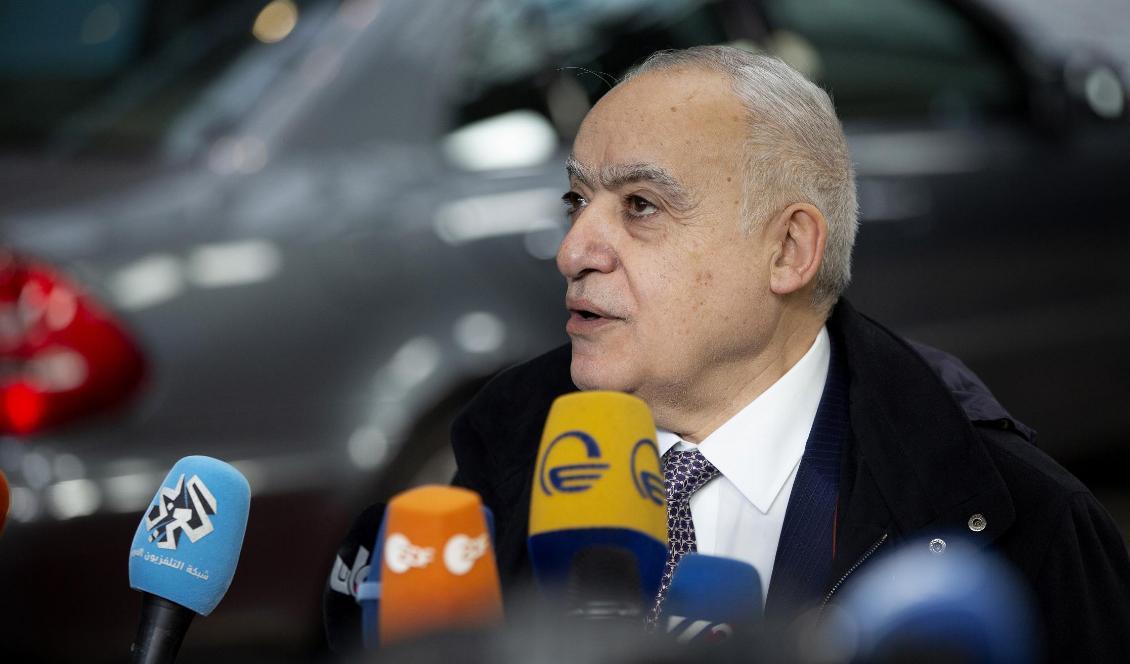 FN:s särskilda sändebud för Libyen, Ghassan Salame. Foto: Virginia Mayo/AP/TT-arkivbild