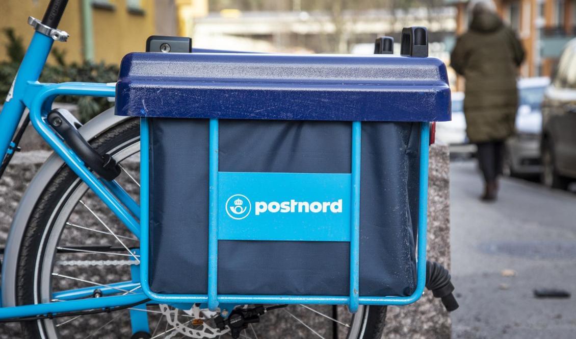 Postnord visar siffrorna. Foto: Helena Landstedt/TT-arkivbild