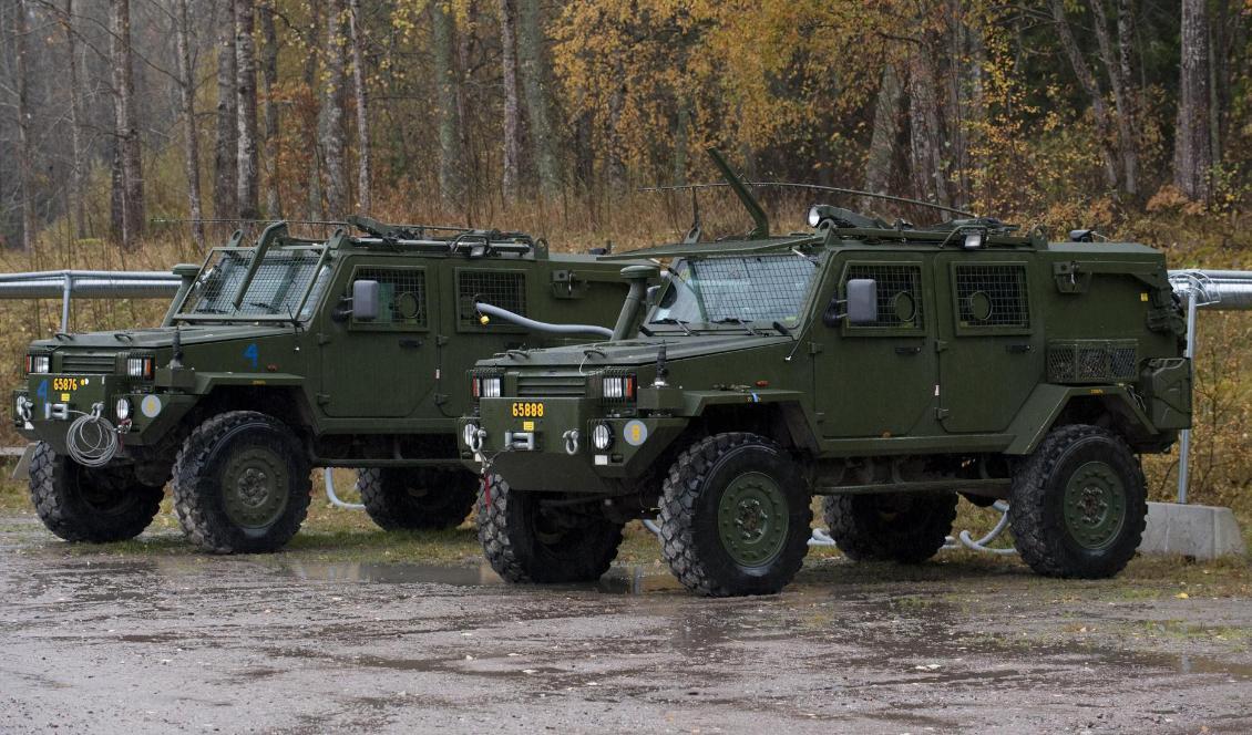 Terrängbil 16, med smeknamnet Galten, är en fyrhjulsdriven terrängjeep med en kraftig sexcylindrig motor och automatlåda. Foto: Henrik Montgomery/TT-arkivbild