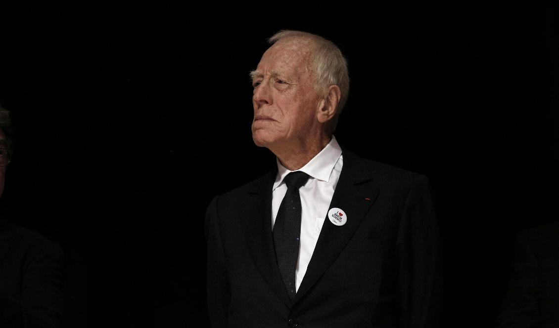 Skådepelaren Max von Sydow har dött. Foto: Laurent Cipriani/AP/TT-arkivbild