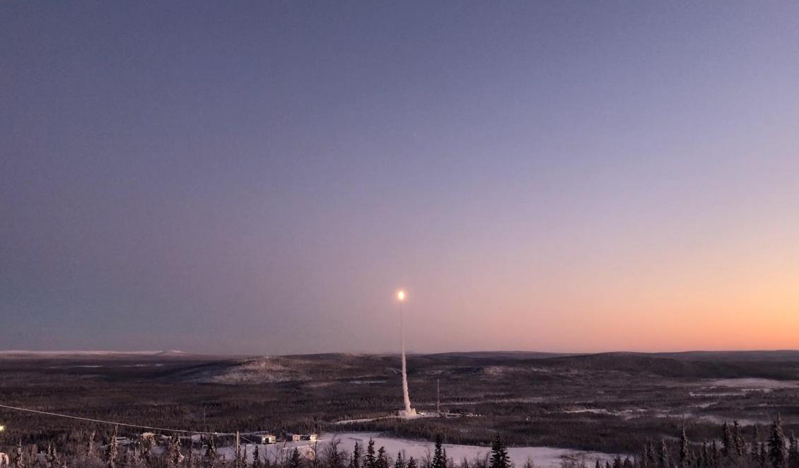 Tre månader efter branden på rymdbasen Esrange i Kiruna har raketuppskjutningarna nu återupptagits. Foto: Simon Westerlund/SSC