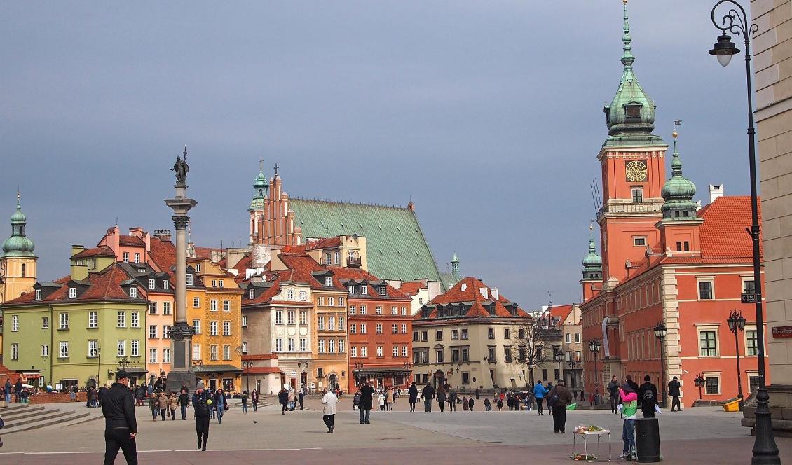 
På bilden syns Gamla stan i Polens huvudstad Warszawa. Foto: Pixabay                                            