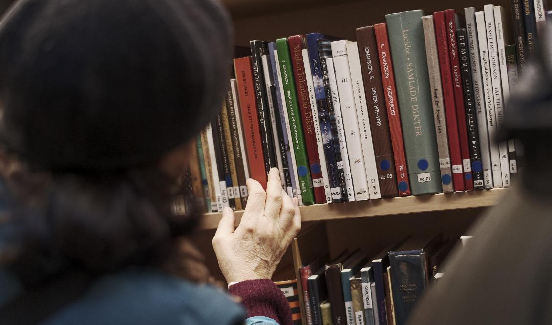 Biblioteken i Sverige blir allt färre. Arkivbild. Foto: Paul Wennerholm/TT