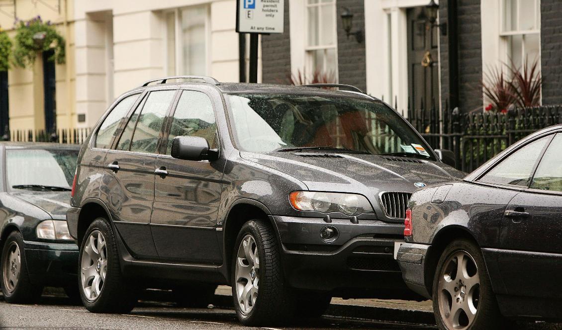 En fyrhjulsdriven bil står parkerad i London i England den 25 oktober 2006. Foto: Scott Barbour/Getty Images