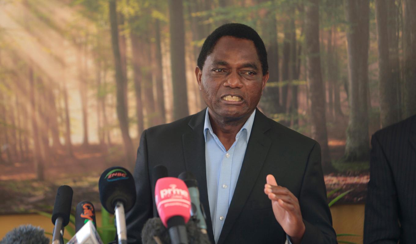 Zambias president Hakainde Hichilema. Arkivbild Foto: Tsvangirayi Mukwazhi AP/TT