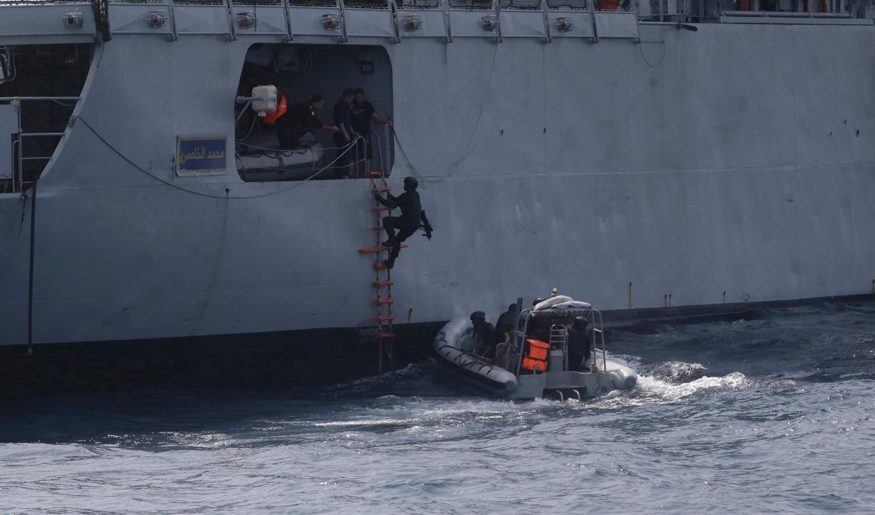 Internationell militärövning mot pirater i Guineabukten. Arkivbild. Foto: Sunday Alamba/AP/TT