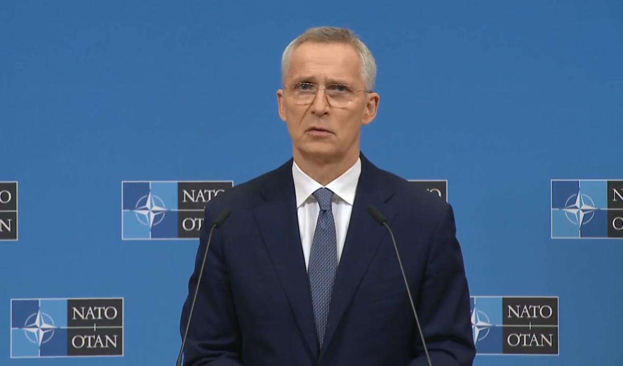 Även Sveriges säkerhetsläge kommer förbättras av Finlands Natointräde, säger generalsekreterare Jens Stoltenberg. Foto: Twitter