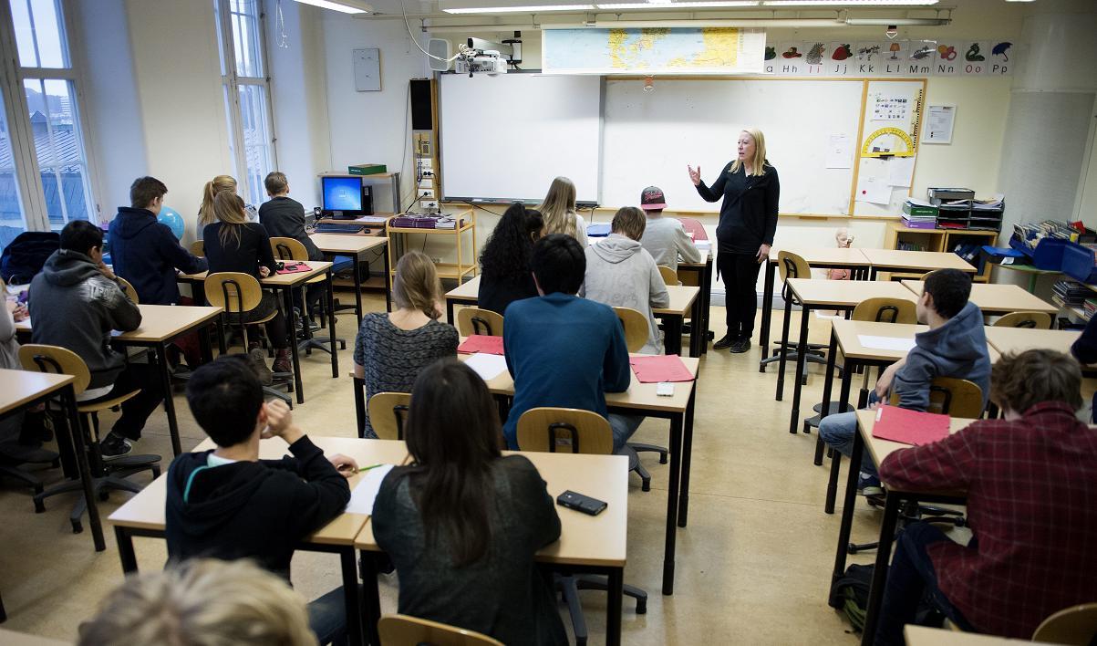 Av de 5 820 niondeklassarna i kartläggningen uppgav 57,4 procent att de utsatts för någon form av våld under sin uppväxt. Foto: Jessica Gow/TT