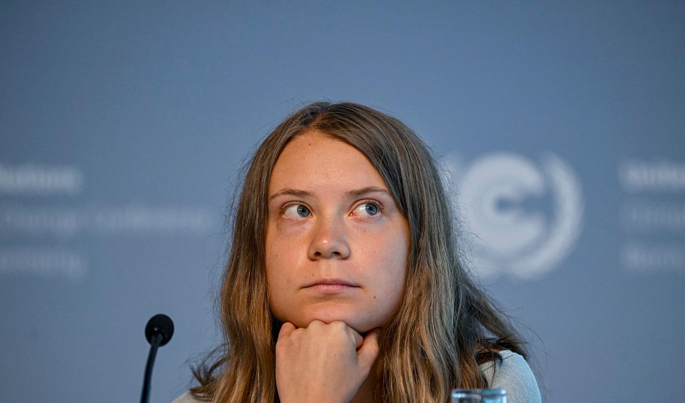 Greta Thunberg i samband med en konferens i Bonn i Tyskland den 13 juni 2023. Foto: Sascha Schuermann/Getty Images