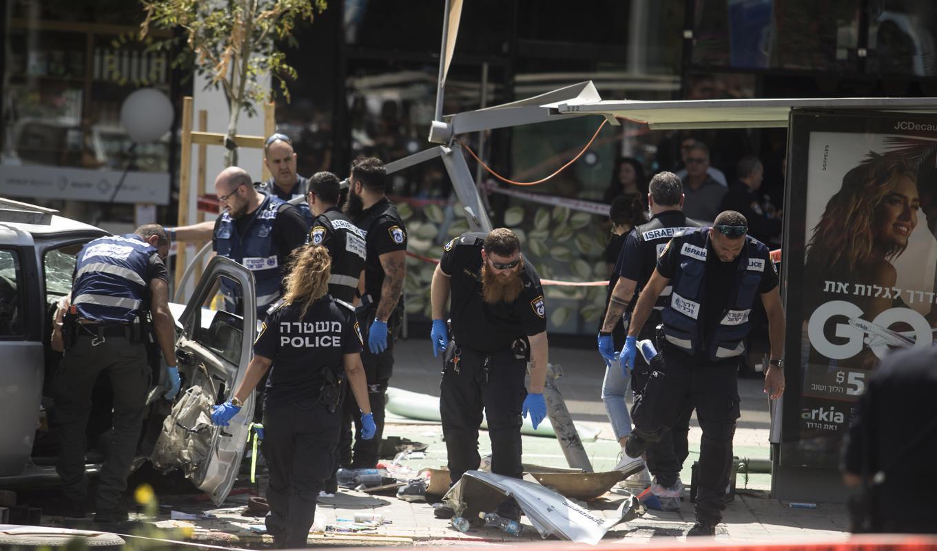 En palestinsk terrorist gick nyligen till attack i centrala Tel Aviv. Detta ledde till en israelisk militär intervention i staden Jenin på Västbanken. Foto: Amir Levy/Getty Images