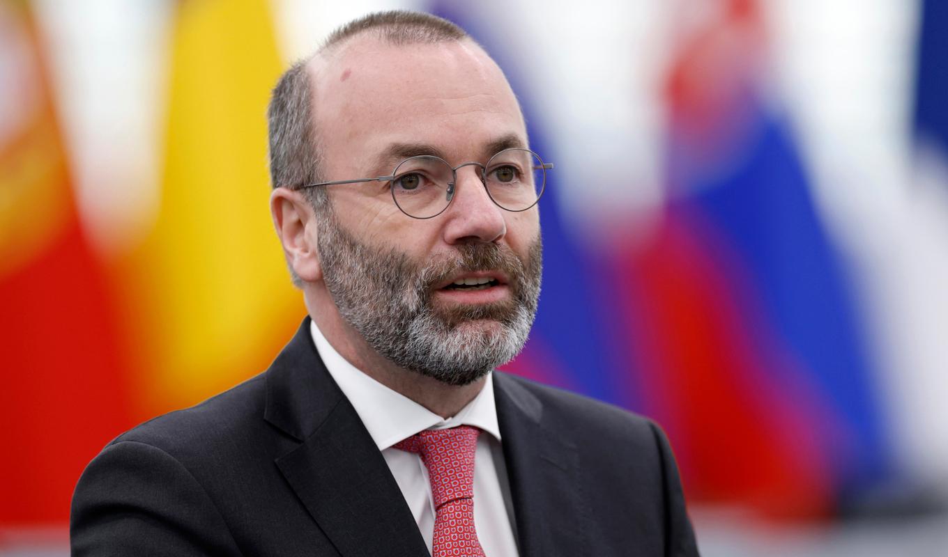 Manfred Weber är gruppledare i EU-parlamentet och partiordförande för EU:s största kristdemokratiskt konservativa partigrupp, EPP. Arkivbild. Foto: Jean-Francois Badias/AP/TT