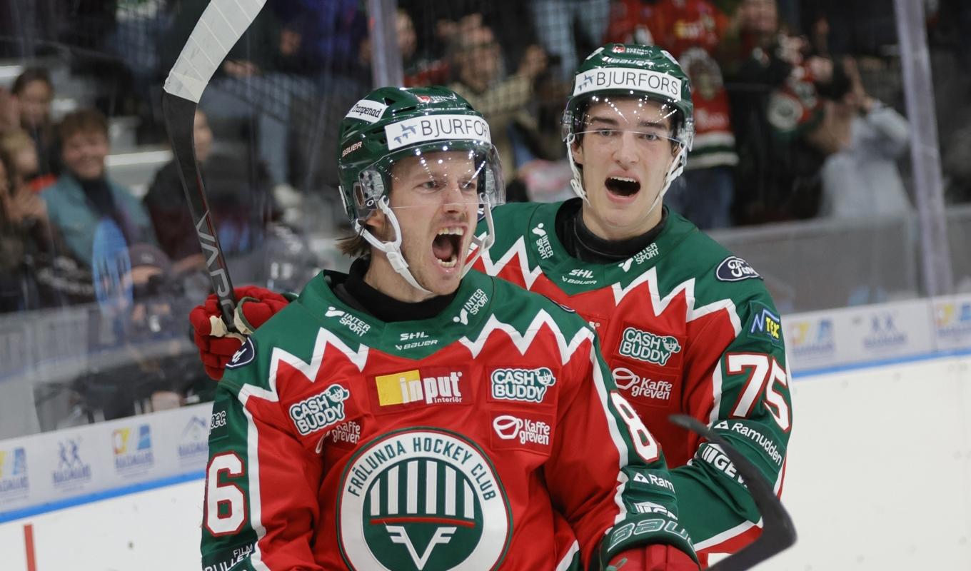 Frölunda besegrade Rögle. Foto: Adam Ihse/TT