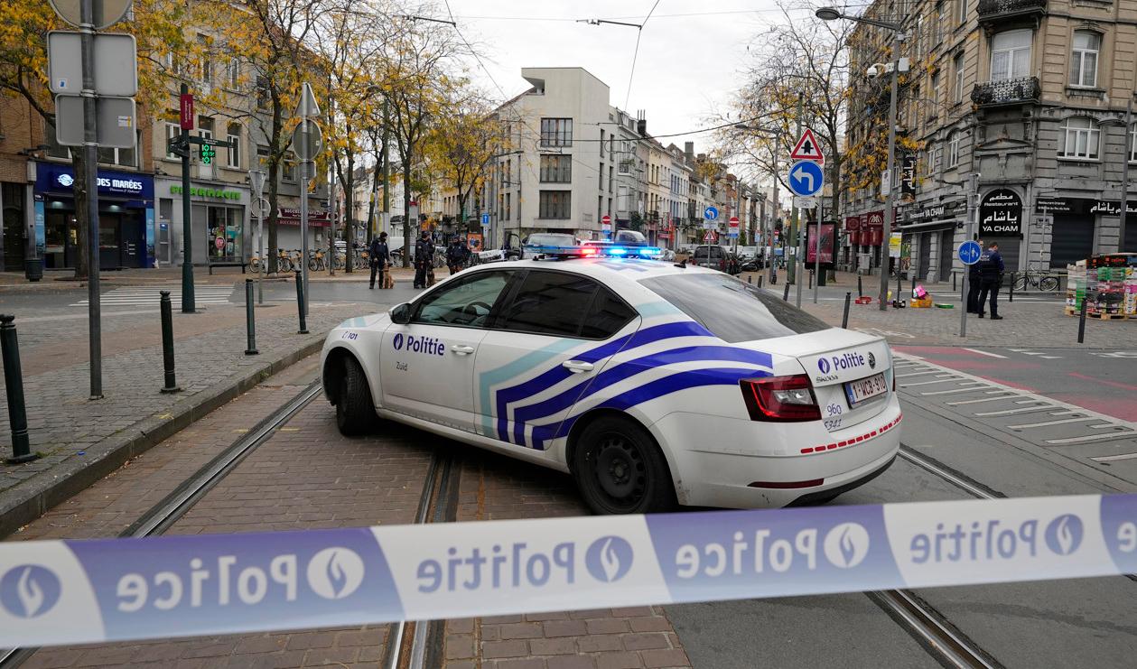 Terroristen sköts ihjäl av belgisk polis morgonen efter dådet. Foto: Martin Meissner/AP/TT