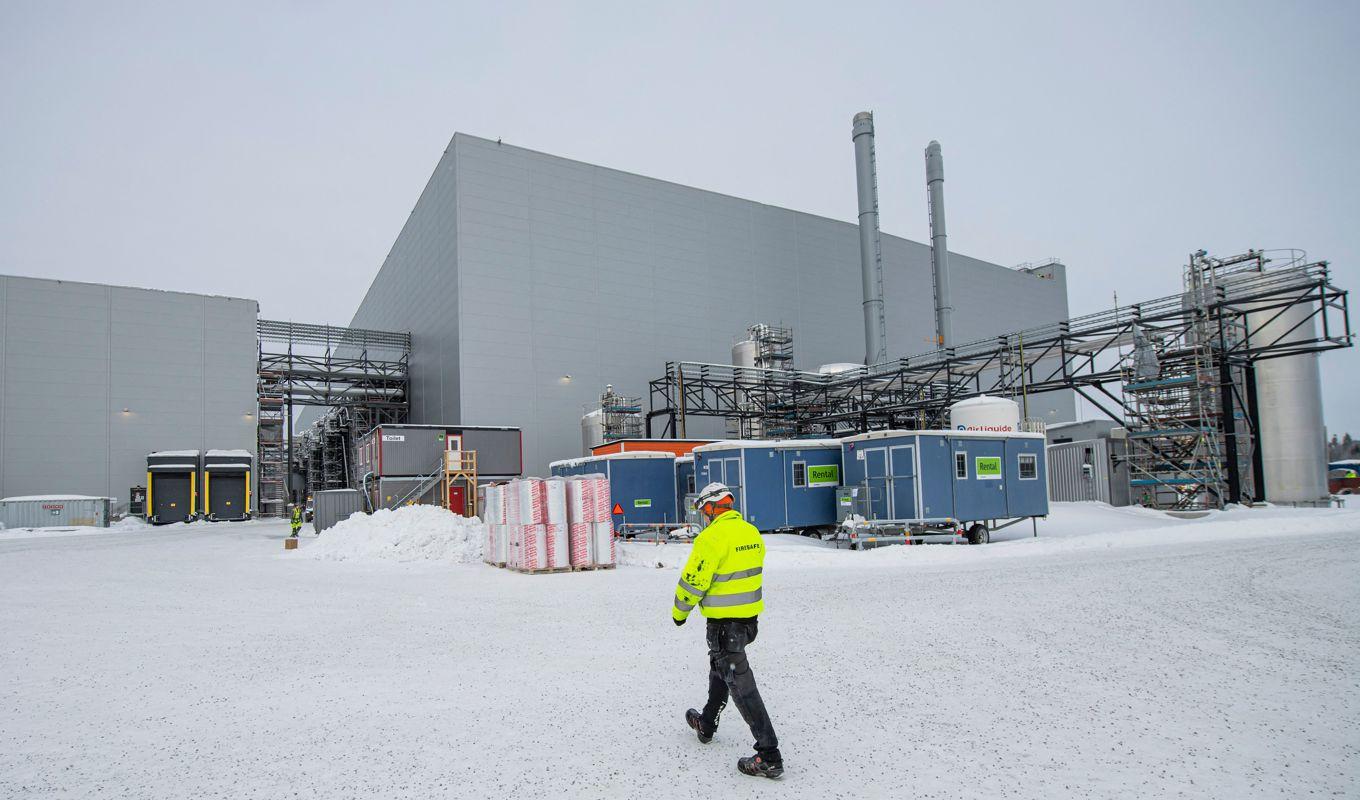 Northvolts batterifabrik i Skellefteå den 23 februari 2022. Foto: Jonathan Näckstrand/AFP via Getty Images