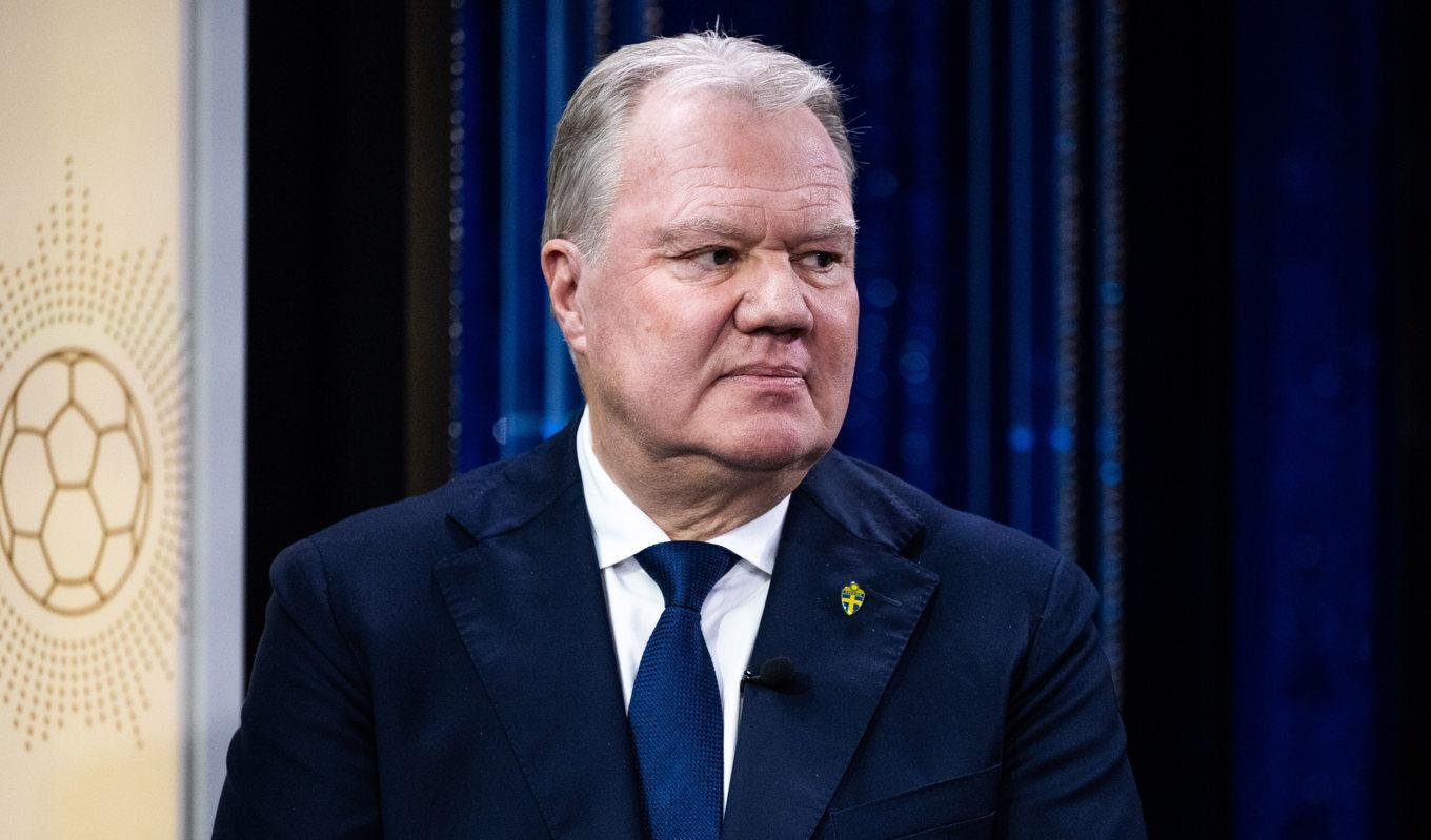 Karl-Erik Nilsson, RFs ordförande, är åter i stormens öga gällande det fall av sexuella trakasserier som skakat svensk fotboll. Arkivbild. Foto: Emma Wallskog/Bildbyrån/TT