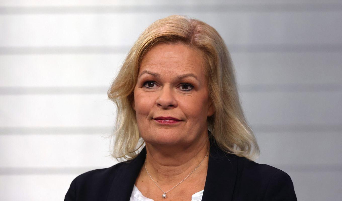 Tysklands inrikesminister Nancy Faeser. Foto: Daniel Roland/AFP via Getty Images