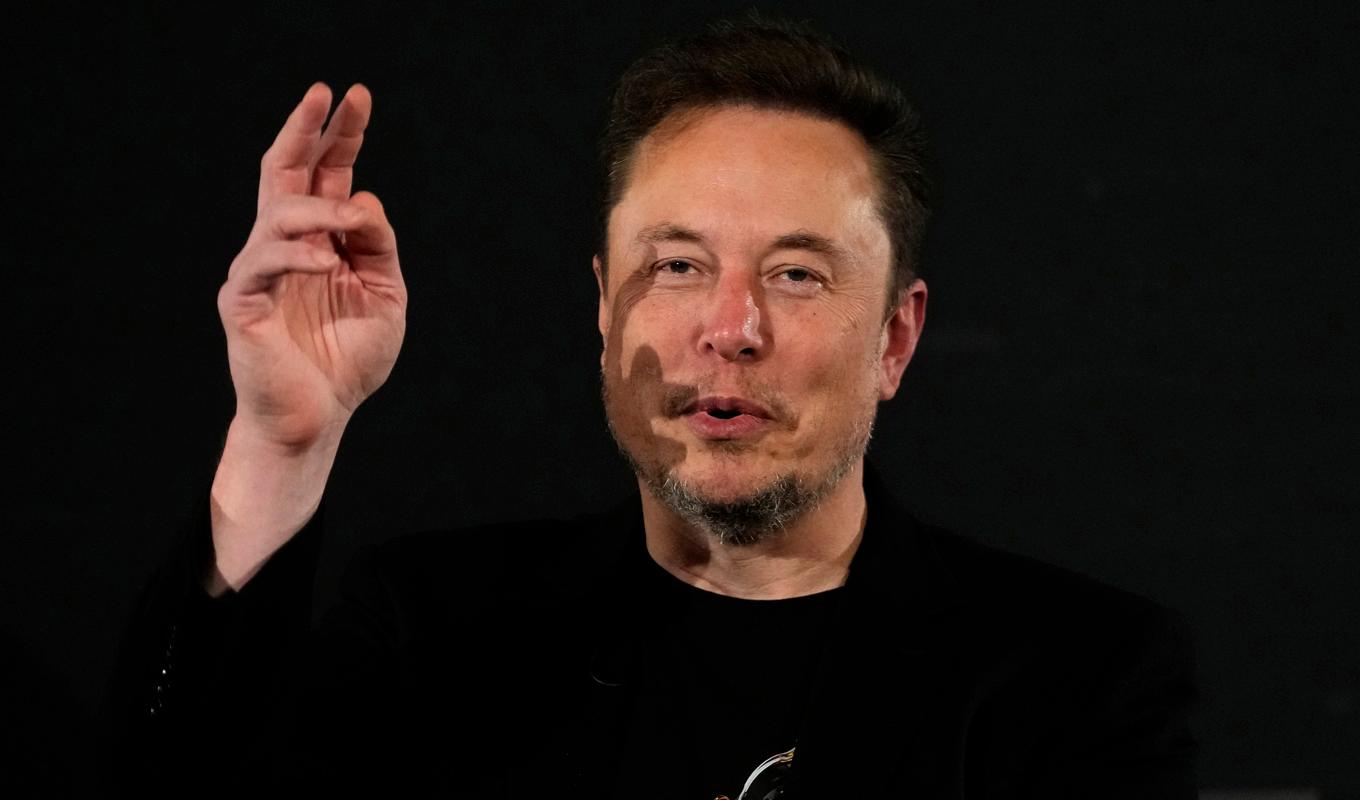 X, plattformen tidigare känd som Twitter, och dess ägare Elon Musk har stora AI-planer. Foto: Kirsty Wigglesworth/AP/TT