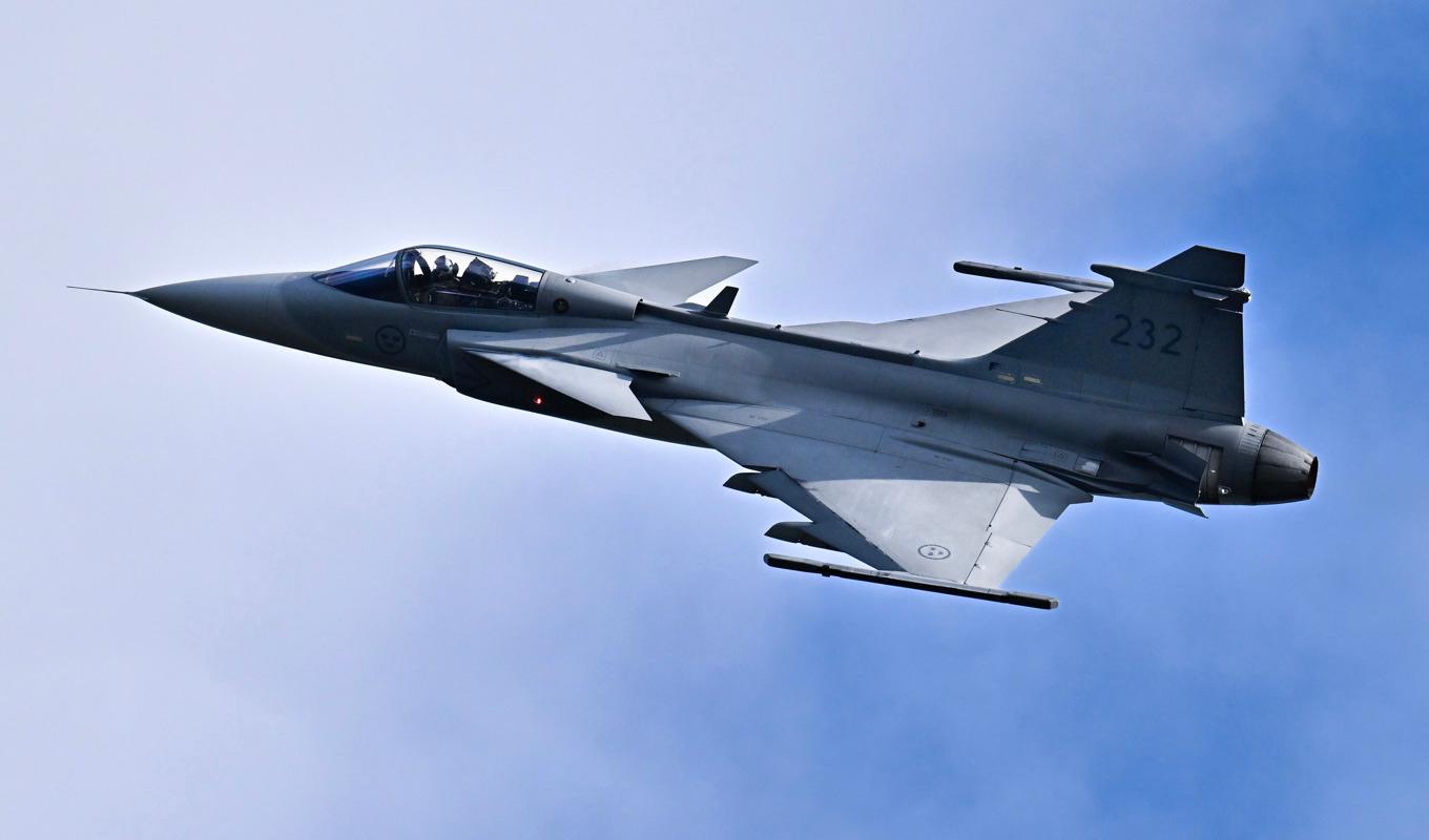 Jas 39 Gripen. Arkivbild. Foto: Jonas Ekströmer/TT