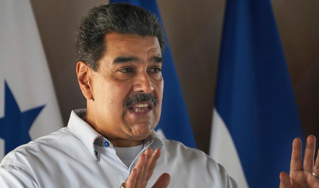 Venezuelas president Nicolás Maduro. Arkivbild. Foto: Marco Ugarte/AP/TT