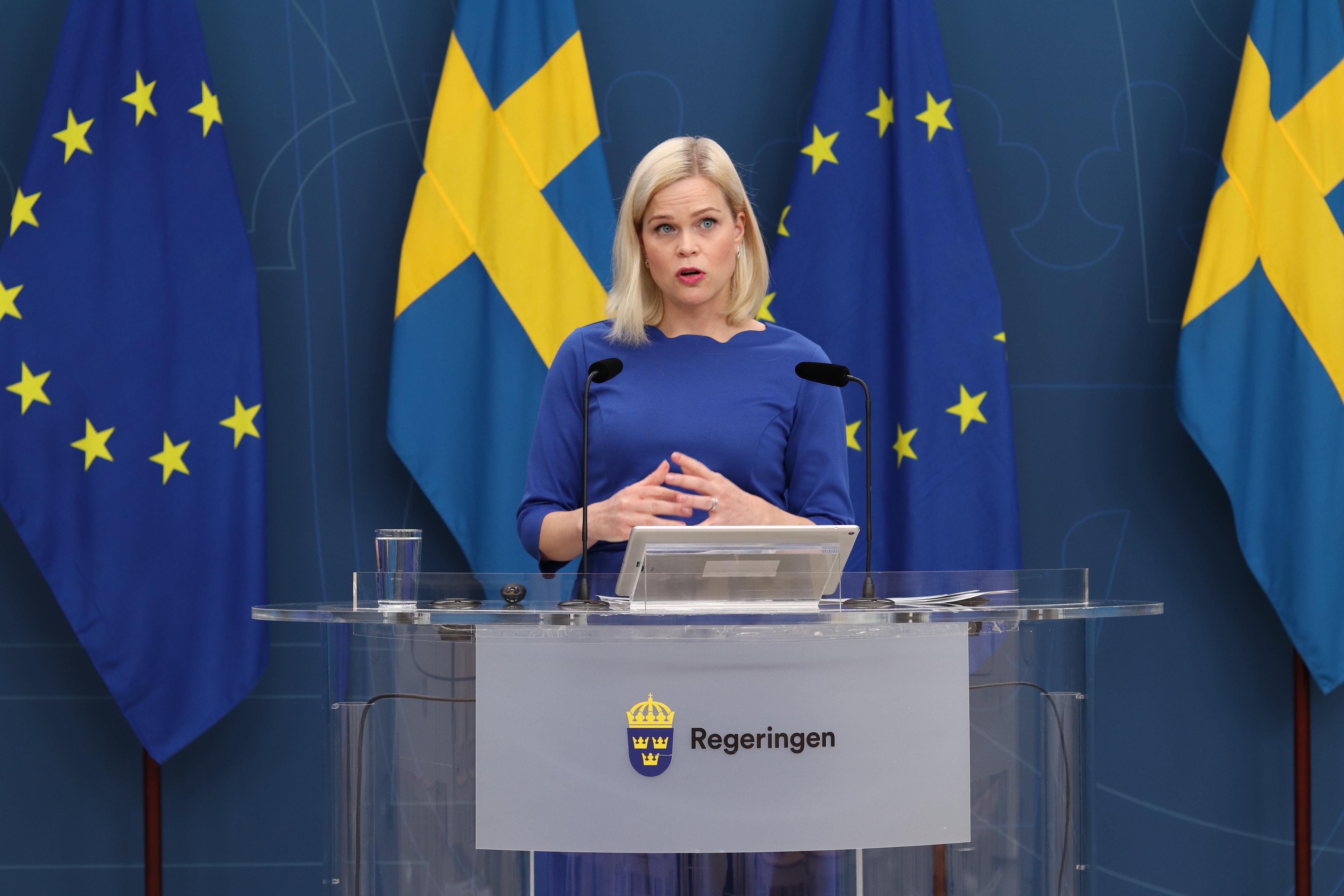 Paulina Brandberg (L), jämställdhets- och biträdande arbetsmarknadsminister, vill att barn och unga som är utsatta för hedersrelaterat våld får stärkt skydd. Foto: Elin Rappe/Regeringskansliet