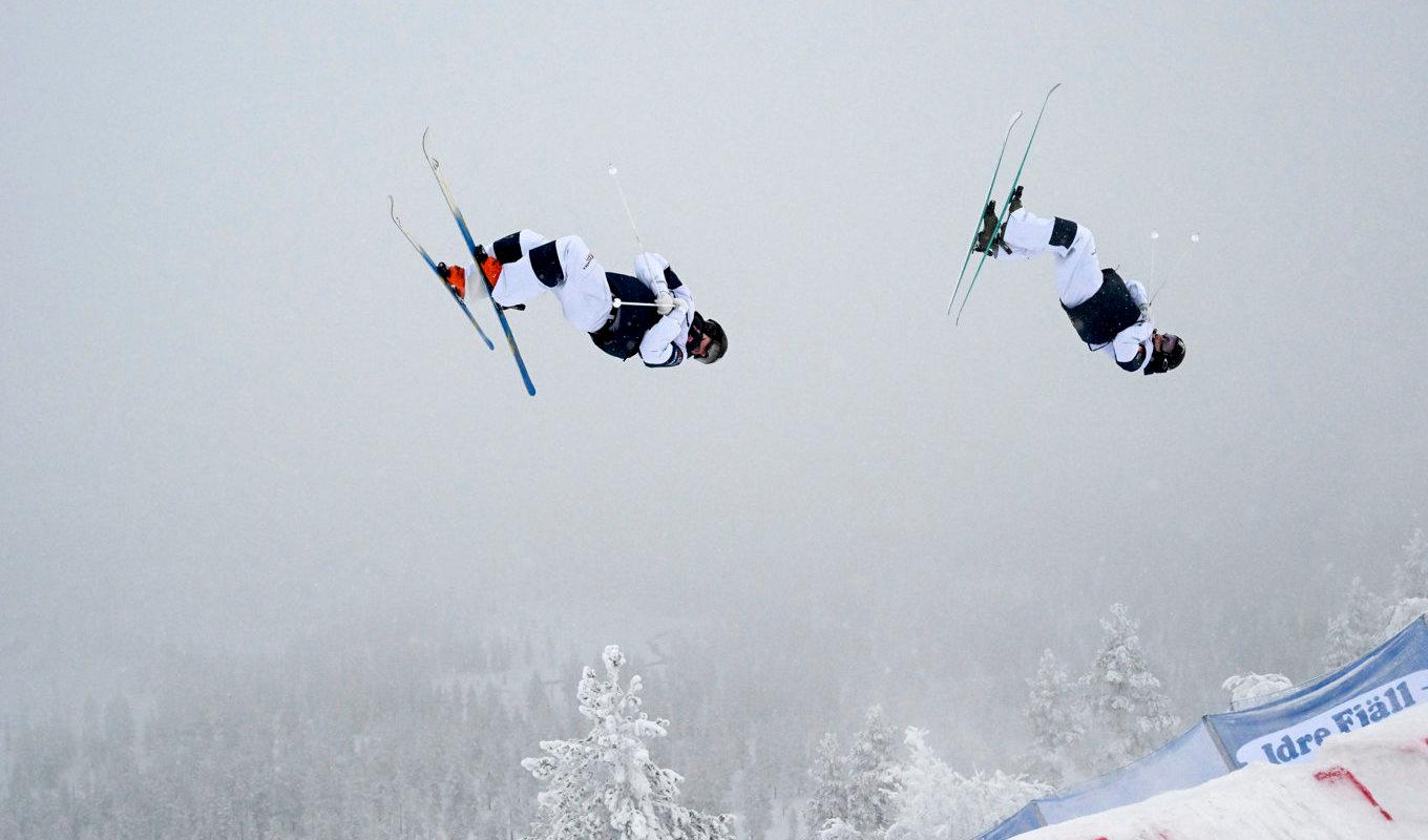 Walter Wallberg, till vänster, åkte ut i åttondelsfinalen i Georgien. Filip Gravenfors, till höger, blev bästa svensk och slutade fyra. Arkivbild. Foto: Nisse Schmidt/TT