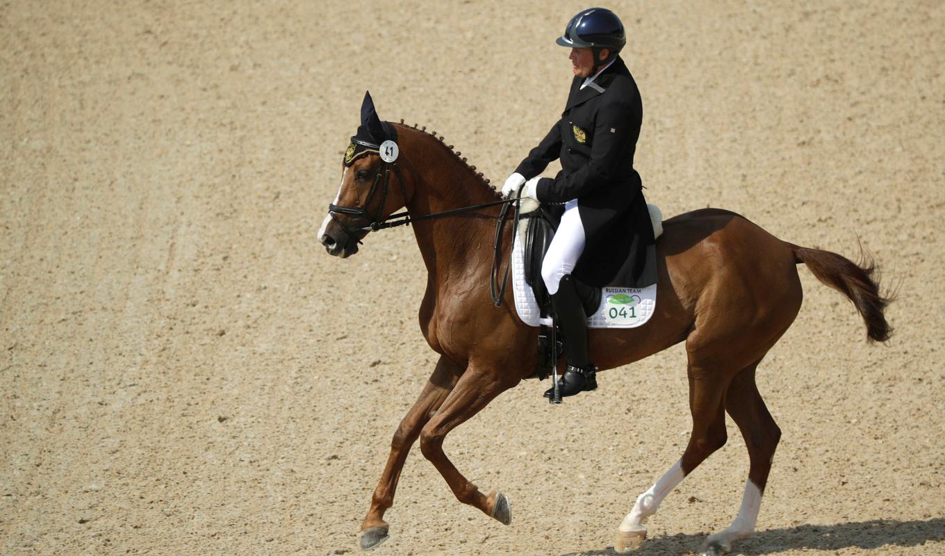 Den ryske dressyrryttaren Andrej Mitin. Arkivbild. Foto: John Locher/AP/TT