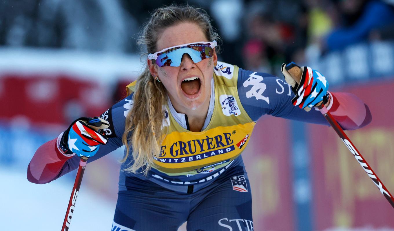 Jessie Diggins tog hem Tour de Ski. Foto: Alessandro Trovati/AP/TT