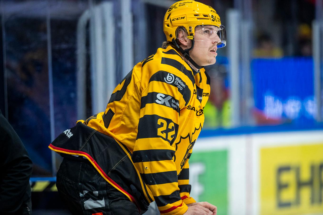 Jonathan Johnson stod för fem assist i Skellefteås storseger mot Linköping. Arkivbild. Foto: Pär Bäckström/TT