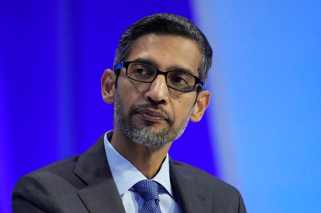 Sundar Pichai, vd för Google. Arkivbild. Foto: Eric Risberg/AP/TT