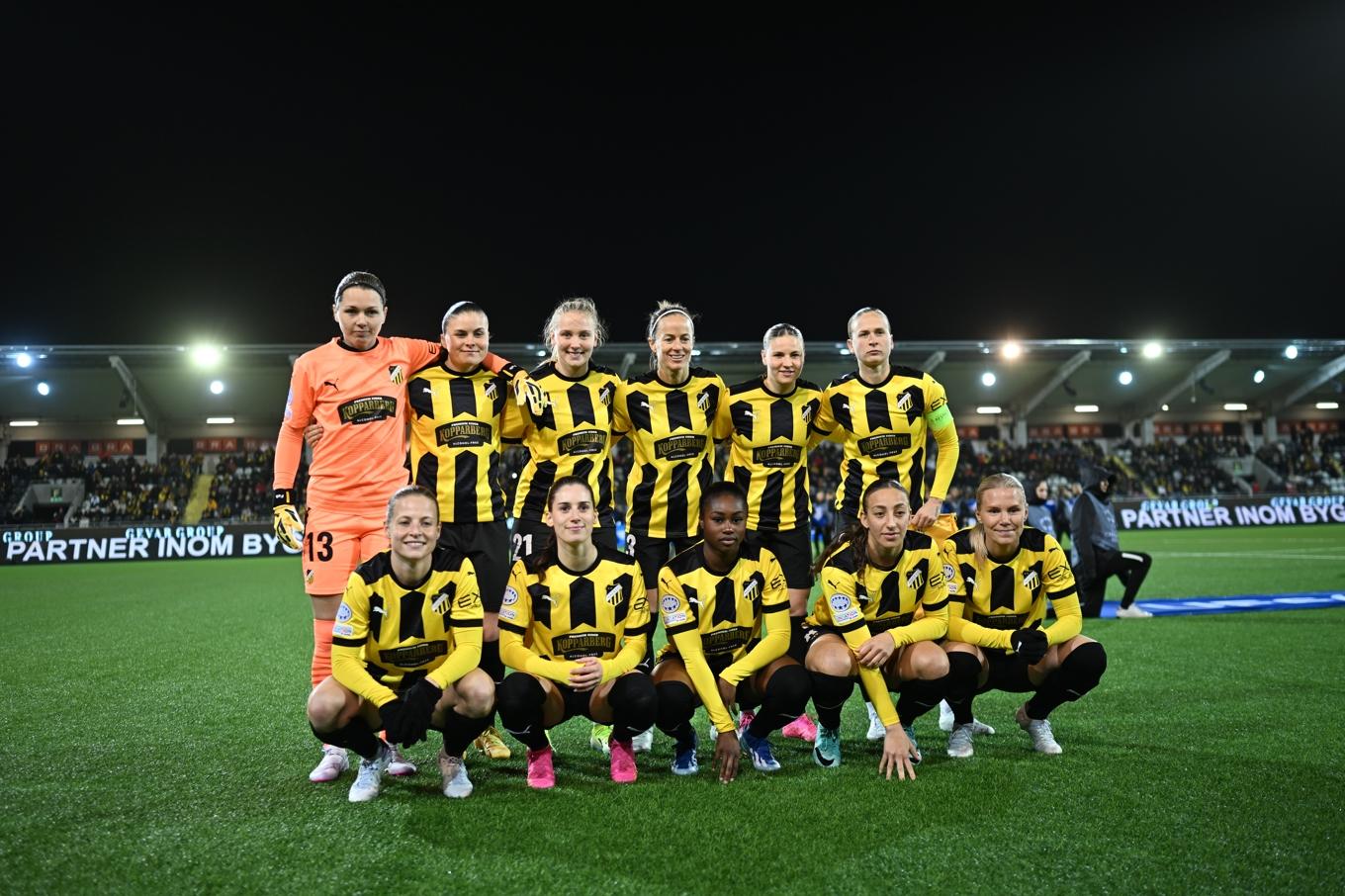 Häcken ställs mot Paris SG i kvartsfinalen i Champions League. Arkivbild Foto: Björn Larsson Rosvall/TT