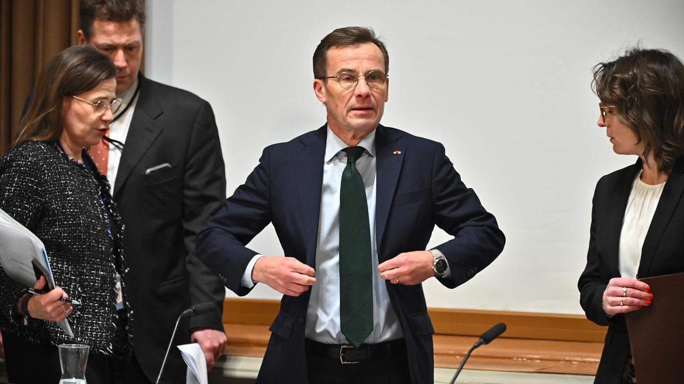 Statsminister Ulf Kristersson (M). Arkivbild. Foto: Claudio Bresciani/TT