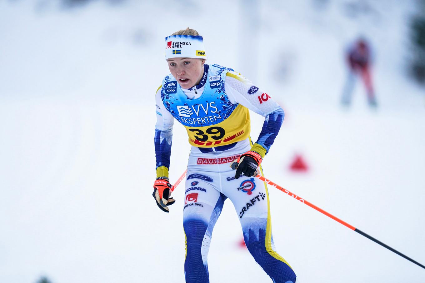 Märta Rosenberg tog brons i Planica. Arkivbild. Foto: Terje Pedersen/NTB/TT