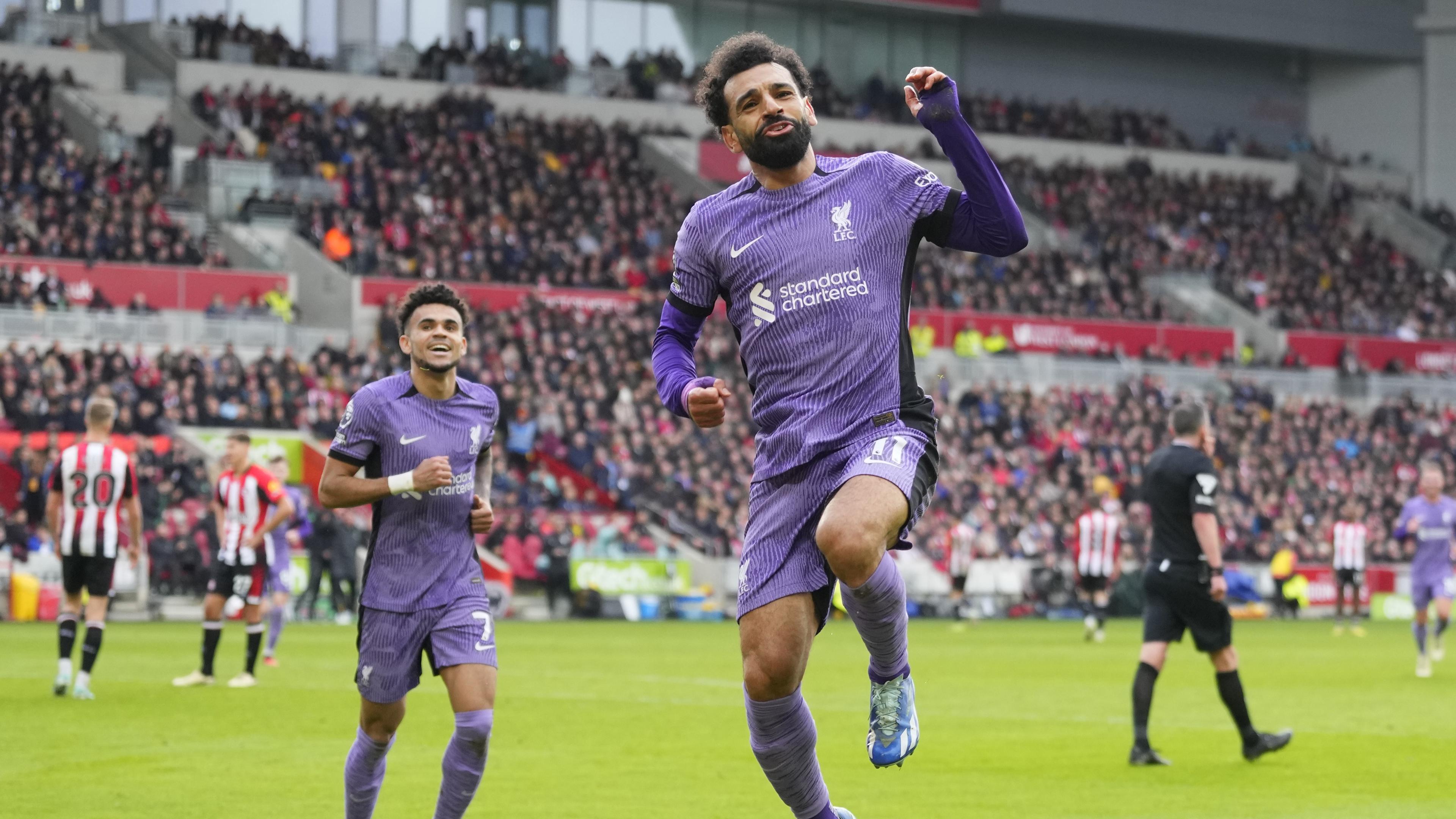Mohamed Salah byttes in och gjorde mål. Foto: Kirsty Wigglesworth/AP/TT