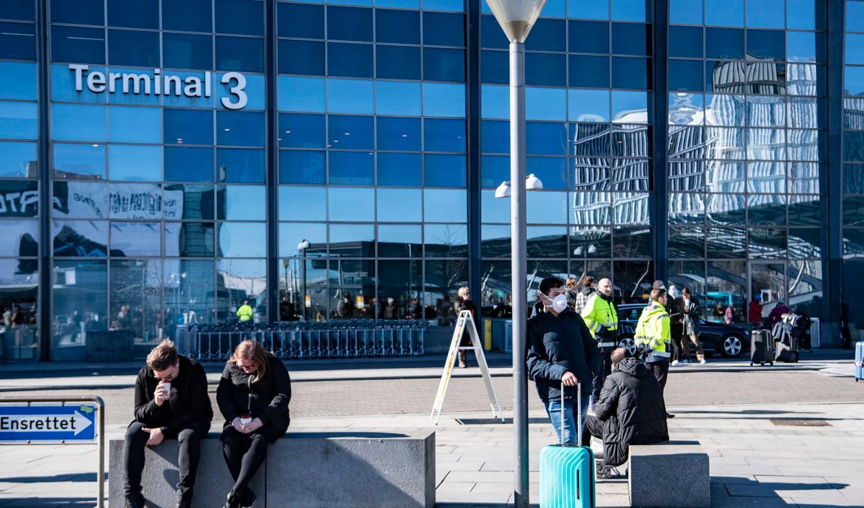 Köpenhamns flygplats har utsatts för en hackarattack. Arkivbild. Foto: Johan Nilsson/TT